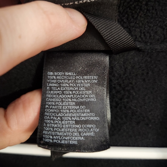 The North Face Denali Polartech Fleece jacket Black  gorpcore hiking youth XL - Picture 8 of 15